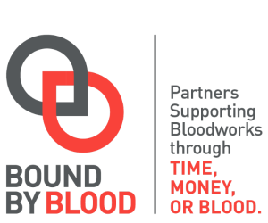 bound by blood logo with tagline